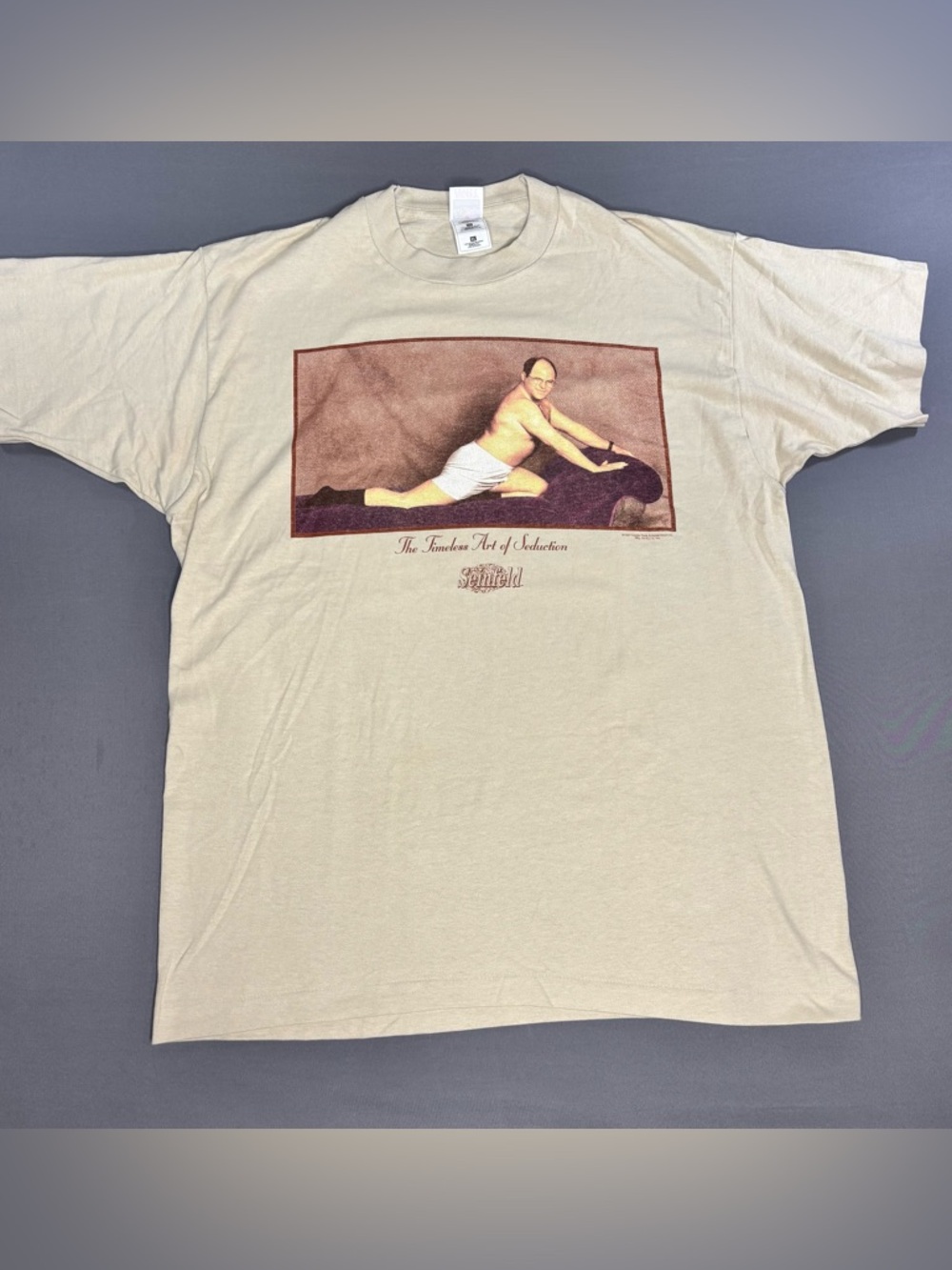Vintage Seinfeld Shirt Mens Extra Large George Costanza Art of Seduction 90s TV